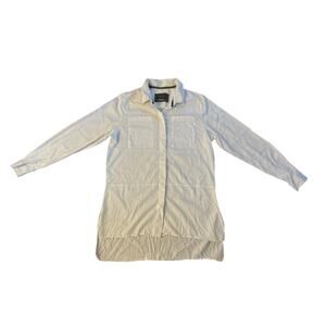 Women US-8 Barbour Bruray Shirt Winter Tartan White Button-Down Blouse Top